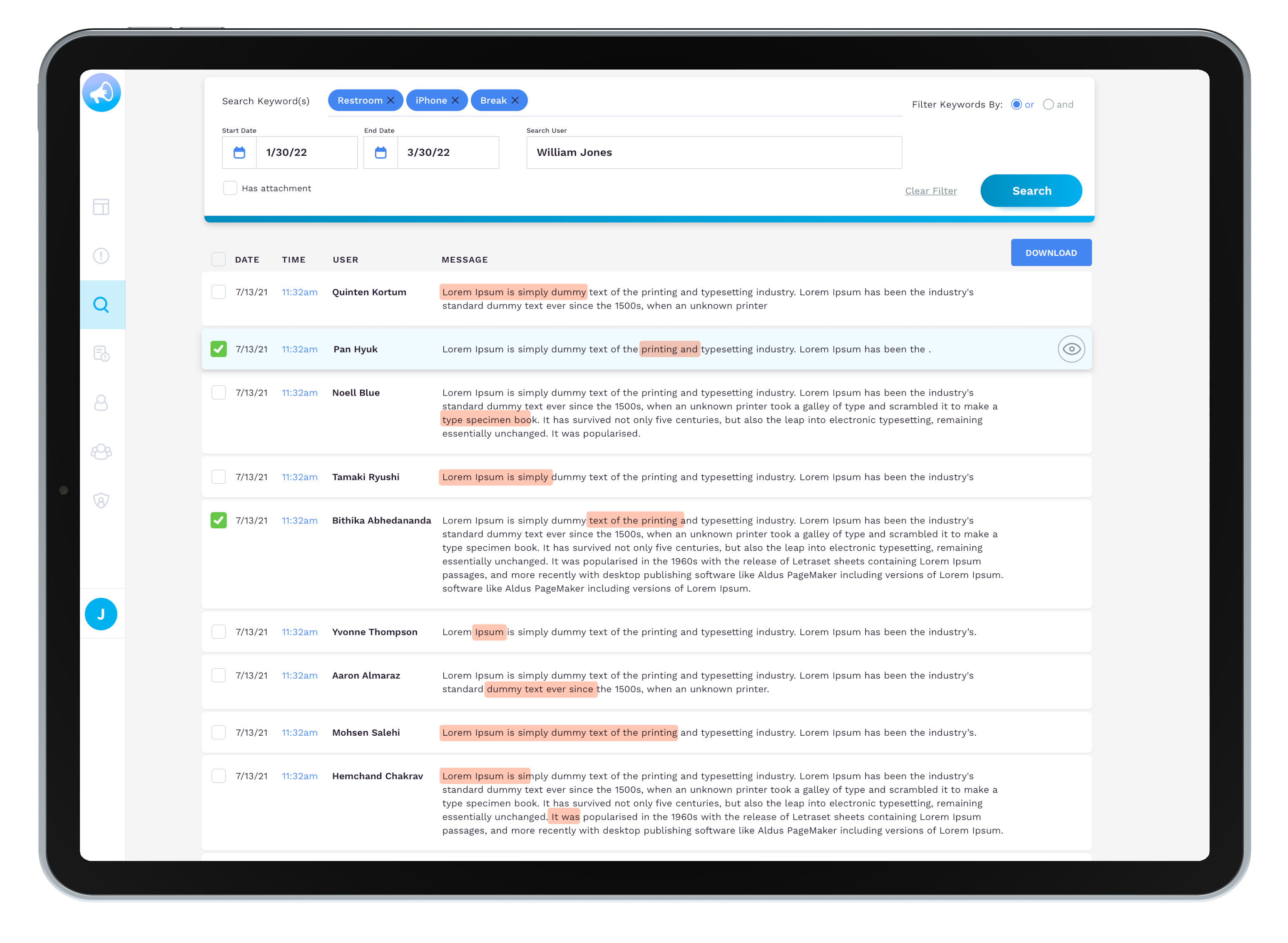 SayHey Messenger® Messaging App With Admin Portal and Web App Platform