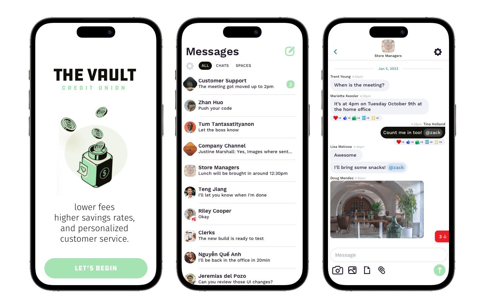 The Vault SayHey Messenger® Business Instant Messaging App Deployment